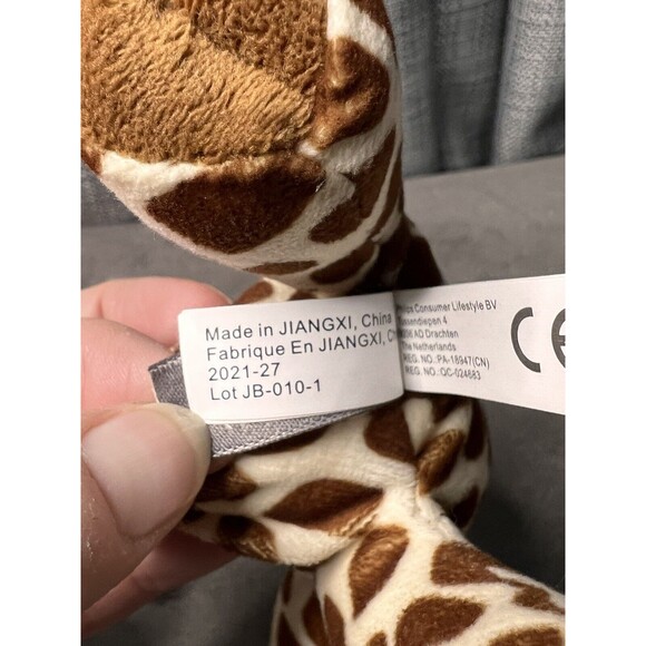 Philips AVENT Snuggle Pacifier Holder Elephant Giraffe Lovey Plush Stuffed Lot - Picture 11 of 14